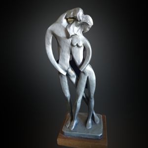 Vintage Austin Productions 1981  Sculpture by David Fisher's, "One Heart".